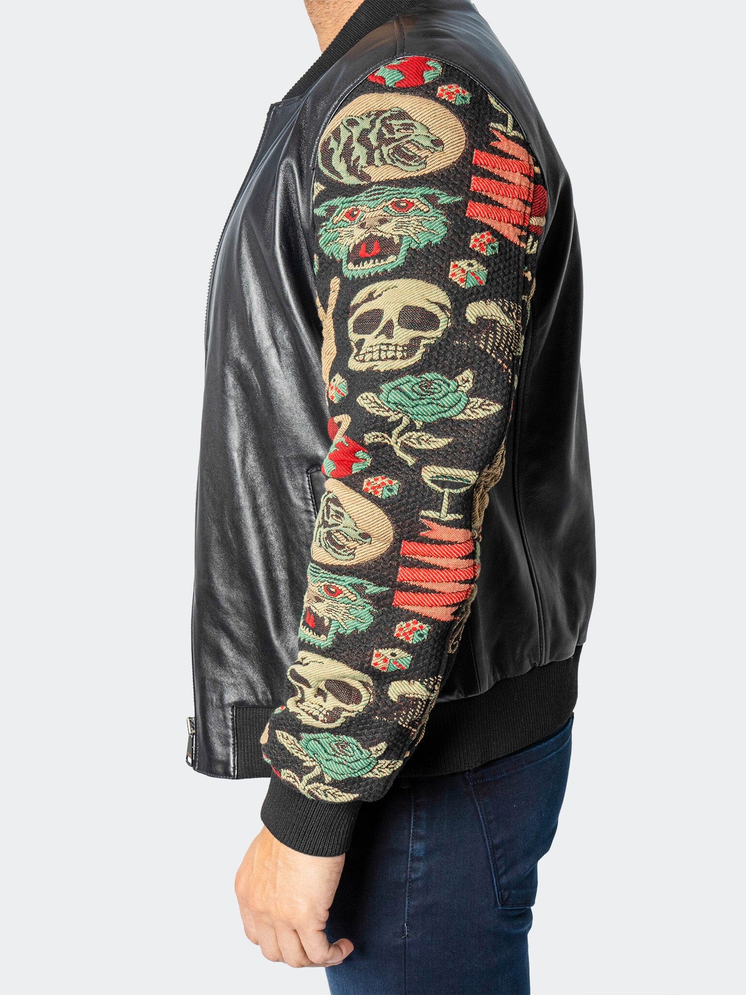 SleeveDragon Black Leather Jacket