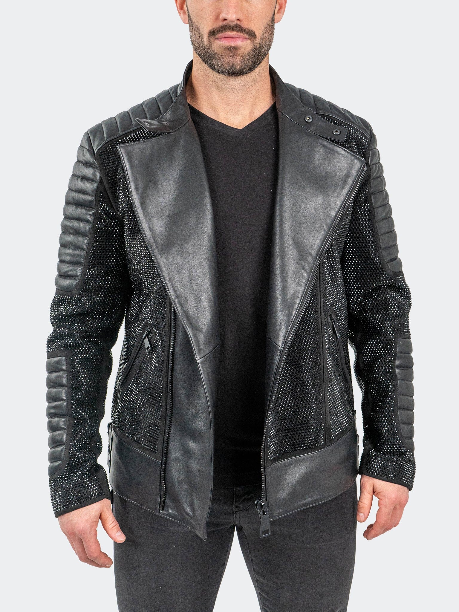 LeatherStoned Black