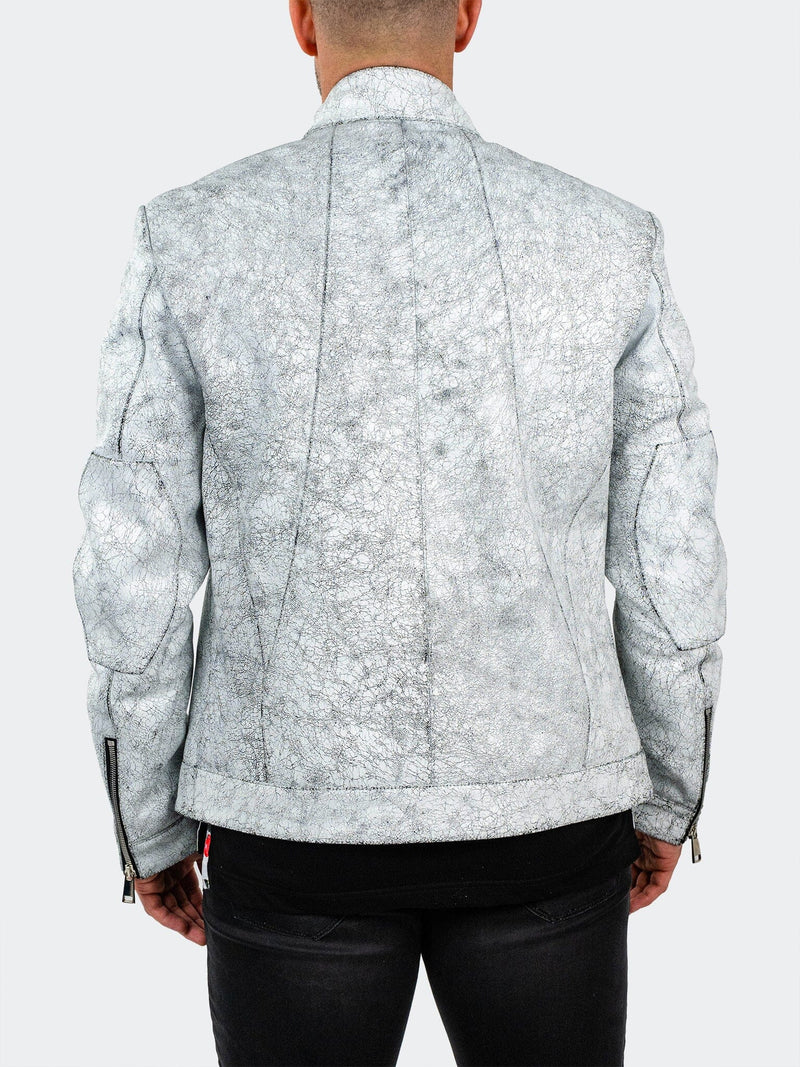 Leather Storm White