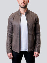 Leather Suededouble Grey View-1