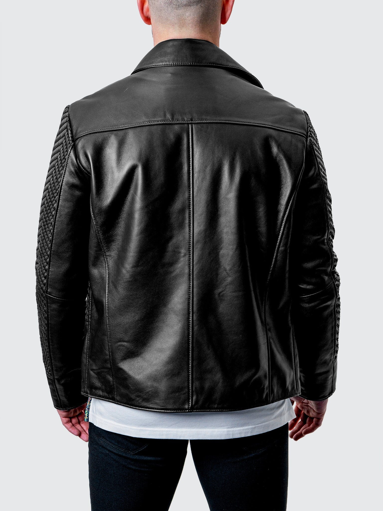 Tresser Black Leather Jacket