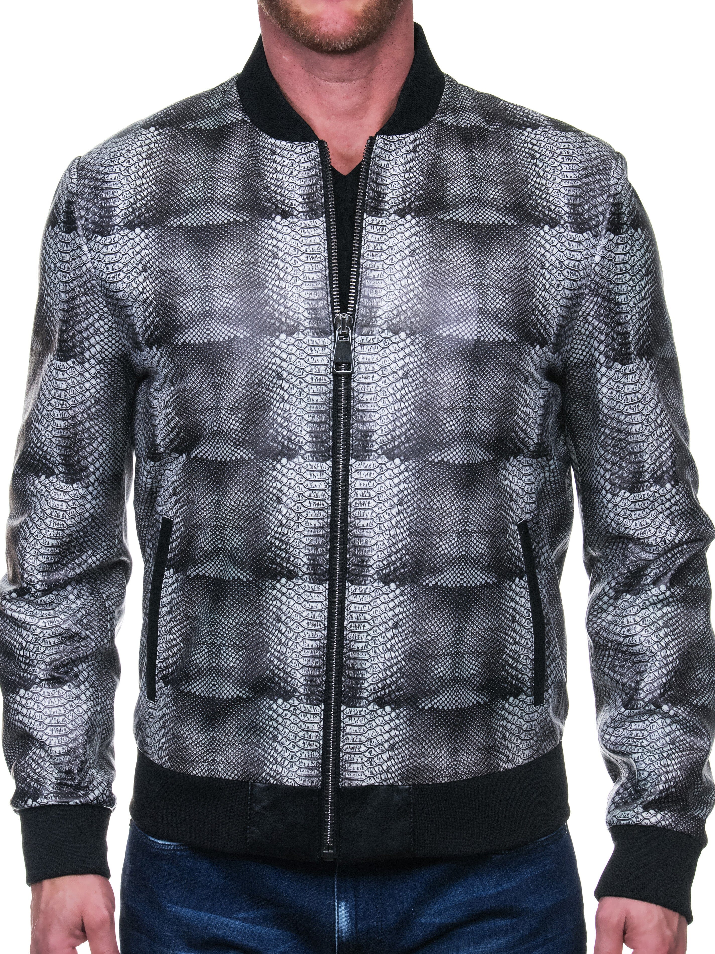 Leather Snake Grey