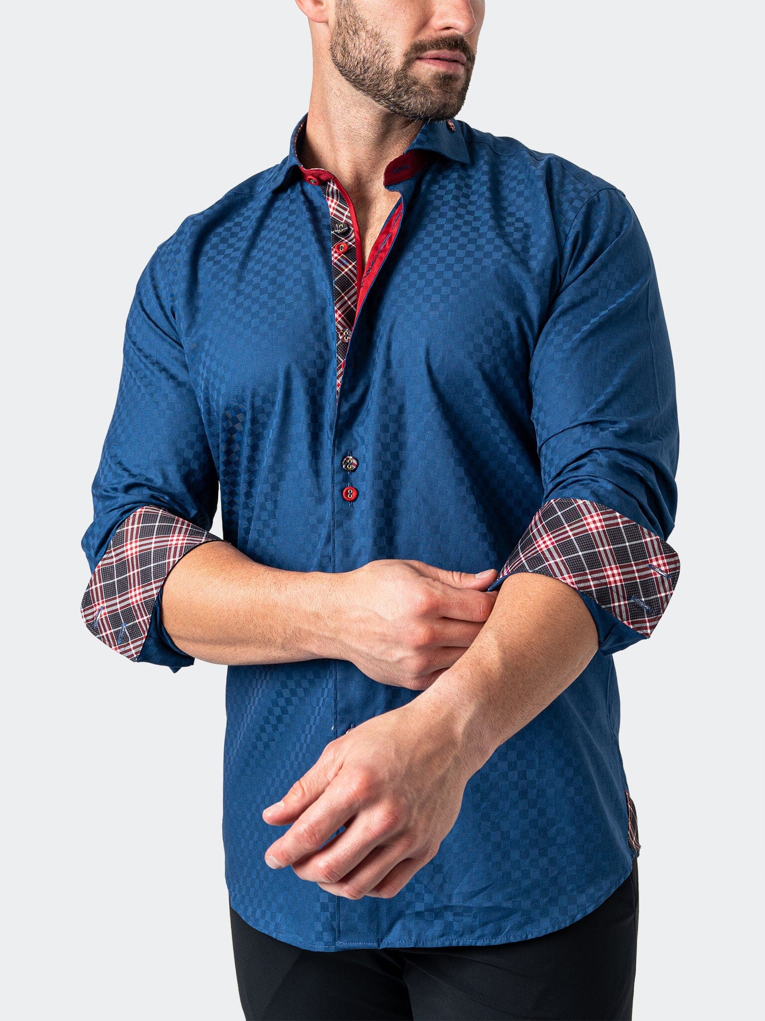 Perm Mini PanAm Square Navy Shirt