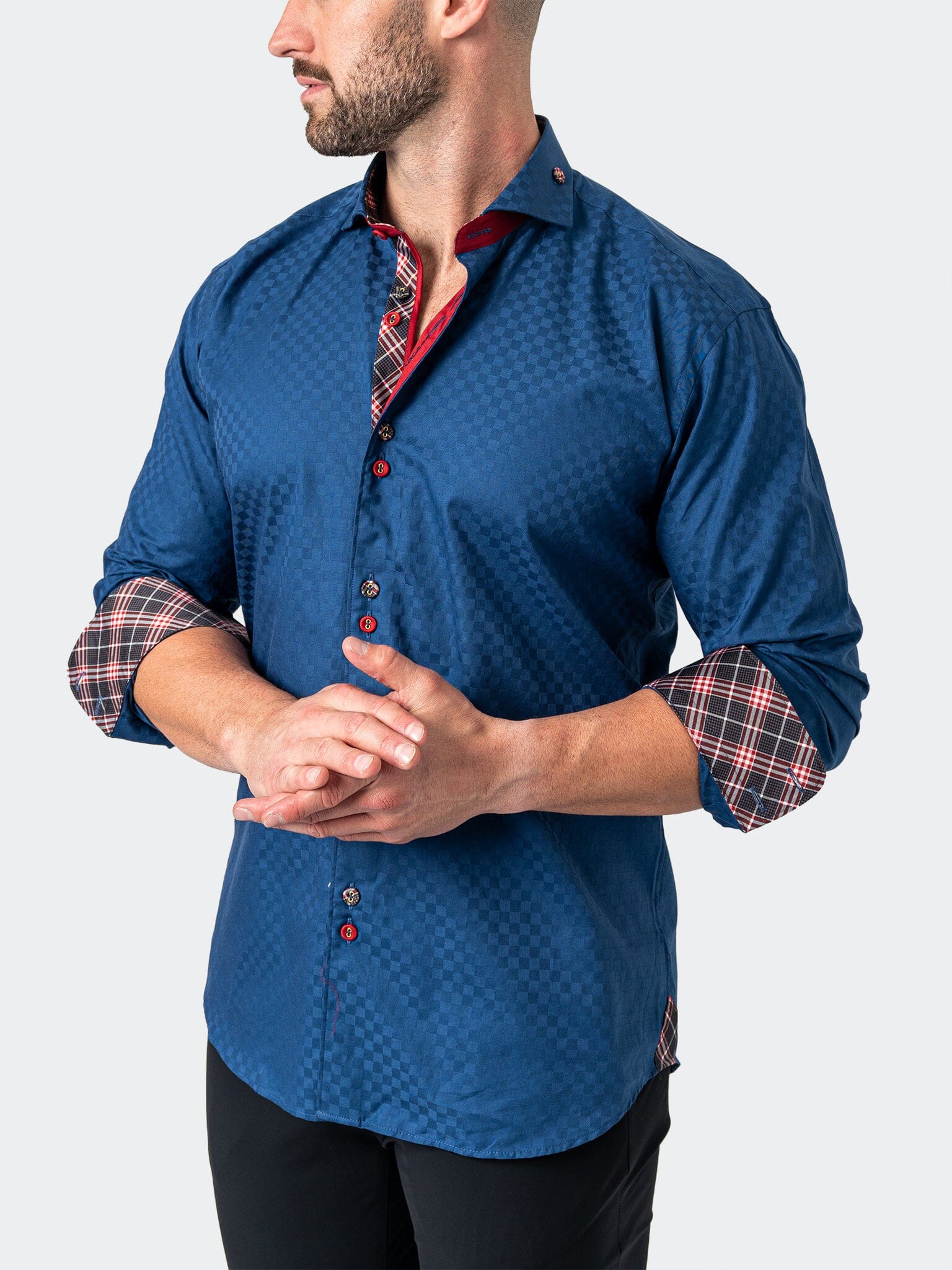 Perm Mini PanAm Square Navy Shirt