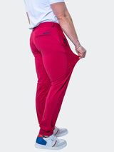 Pants AllDayBurgundy Red View-2