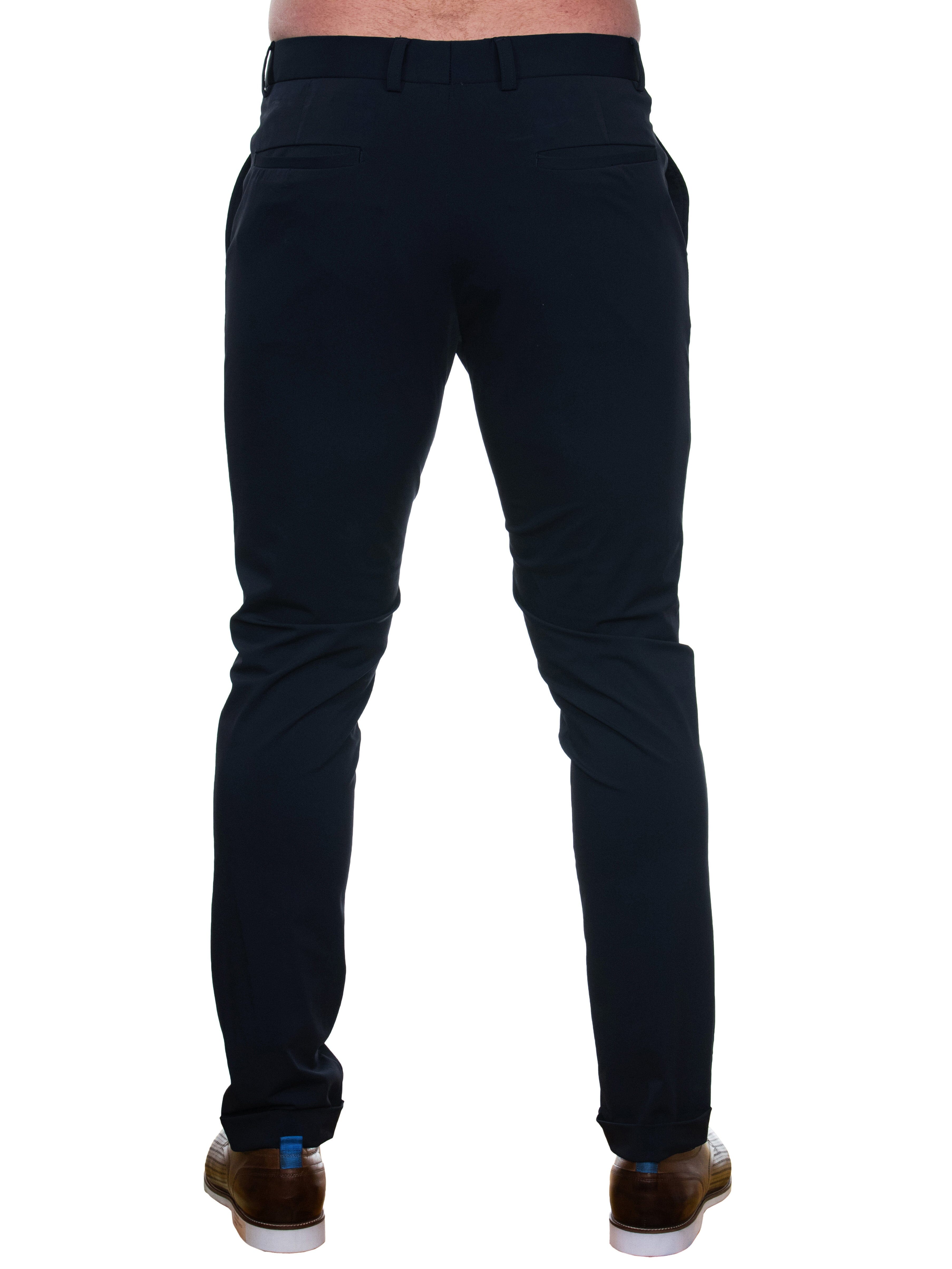 Slim Stretch Navy Pants