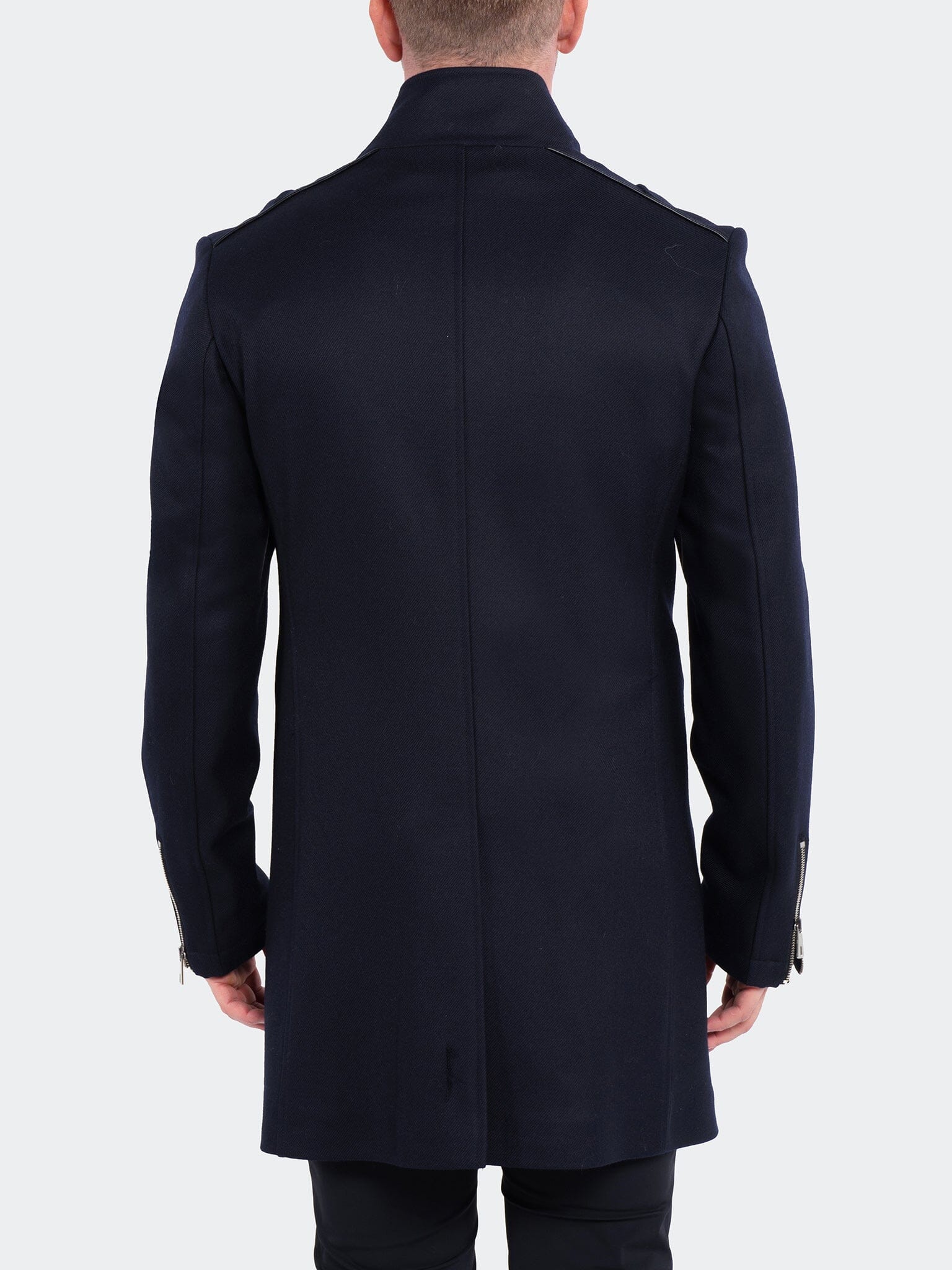 Captain Navy Wool Peacoat Jacket