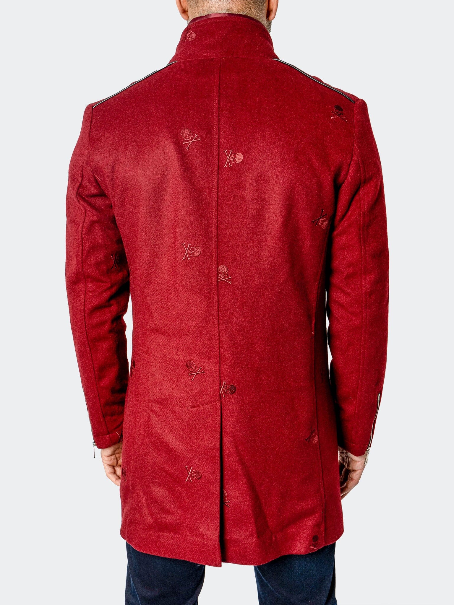 Captain Skull Red Peacoat – Maceoo
