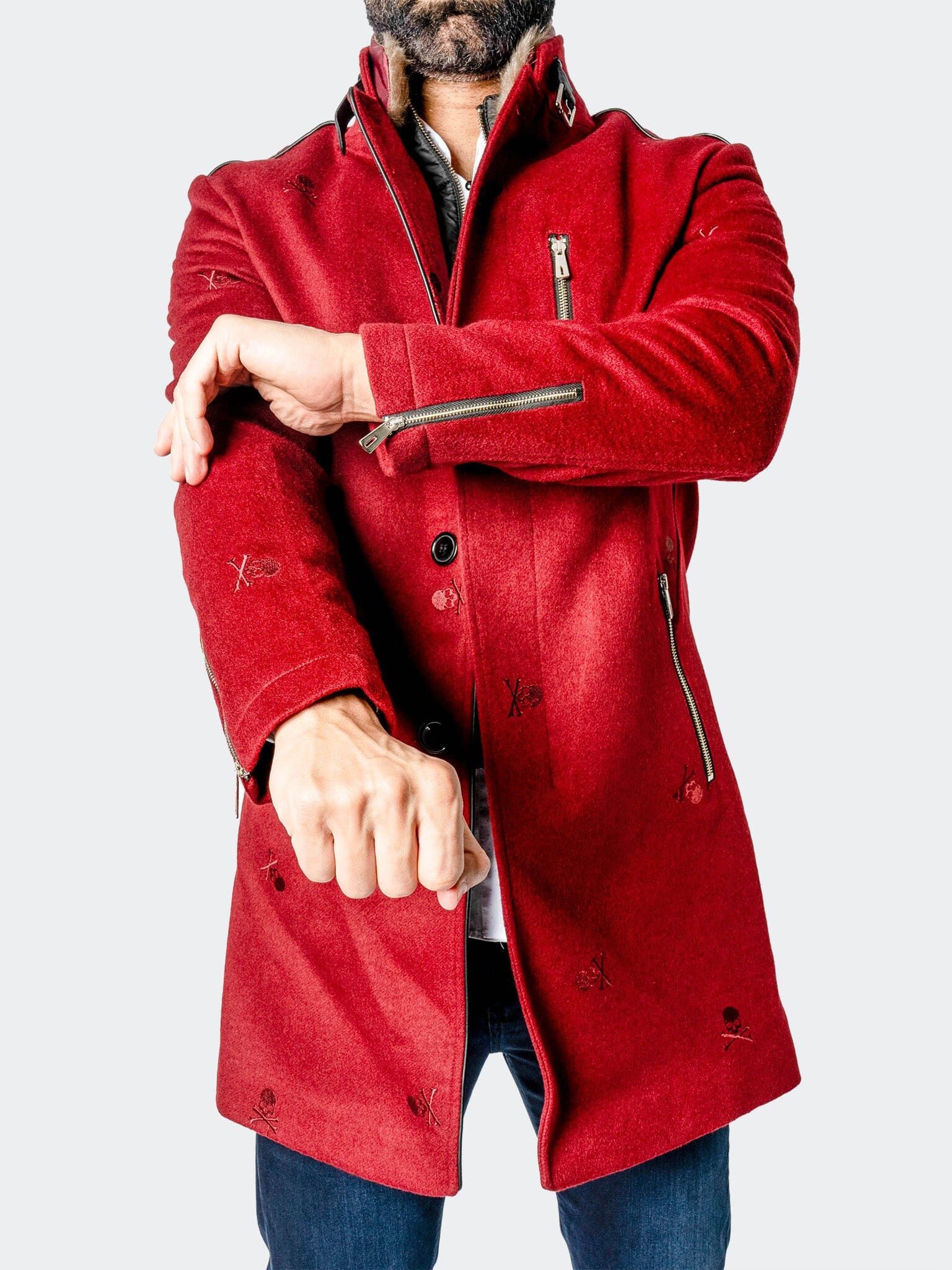Captain Skull Red Peacoat