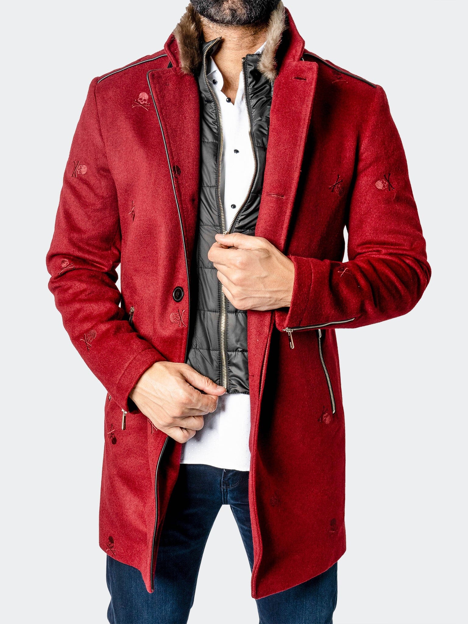 Captain Skull Red Peacoat