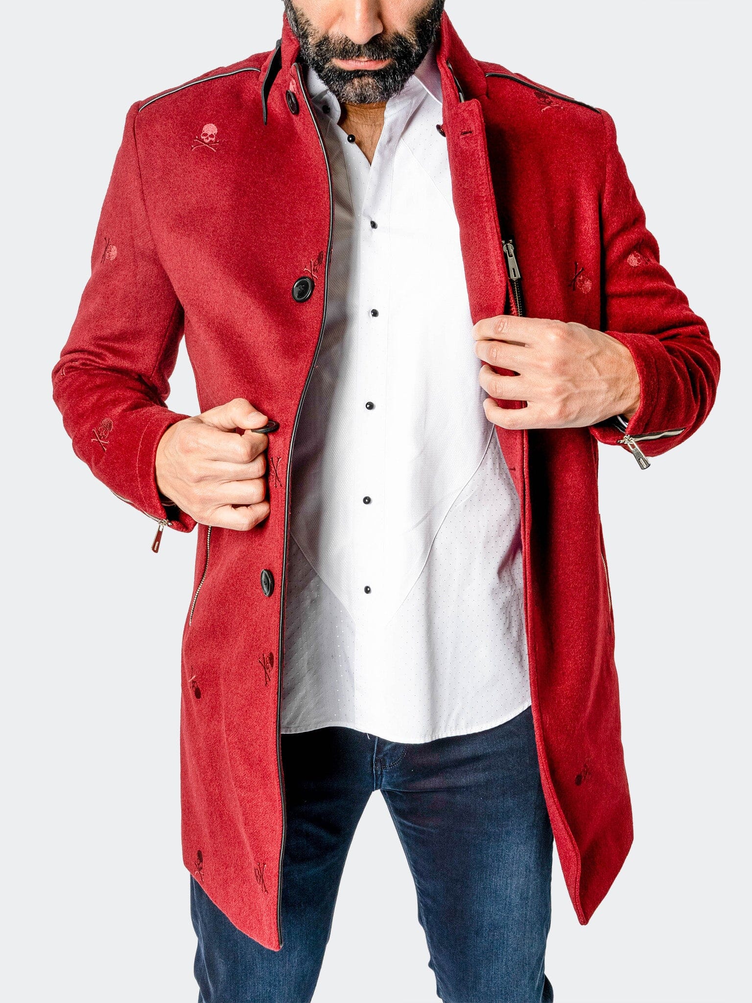 Captain Skull Red Peacoat