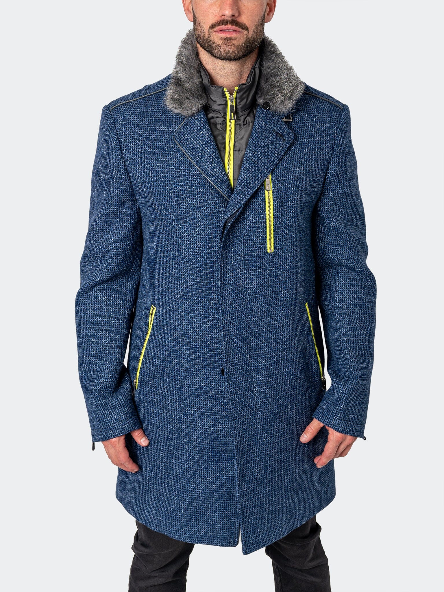 CaptainSquare Blue Peacoat