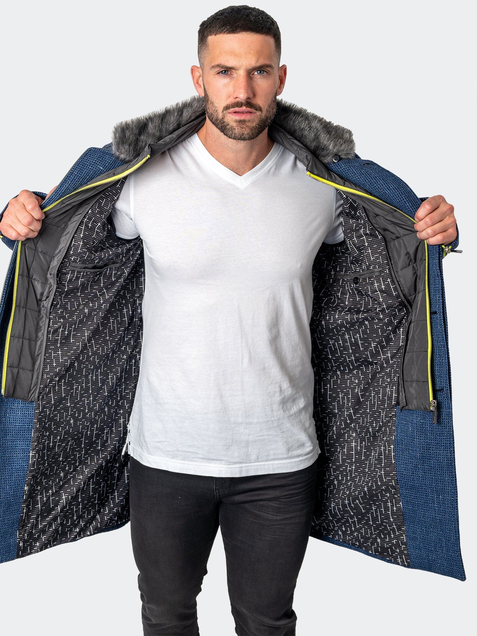 CaptainSquare Blue Peacoat