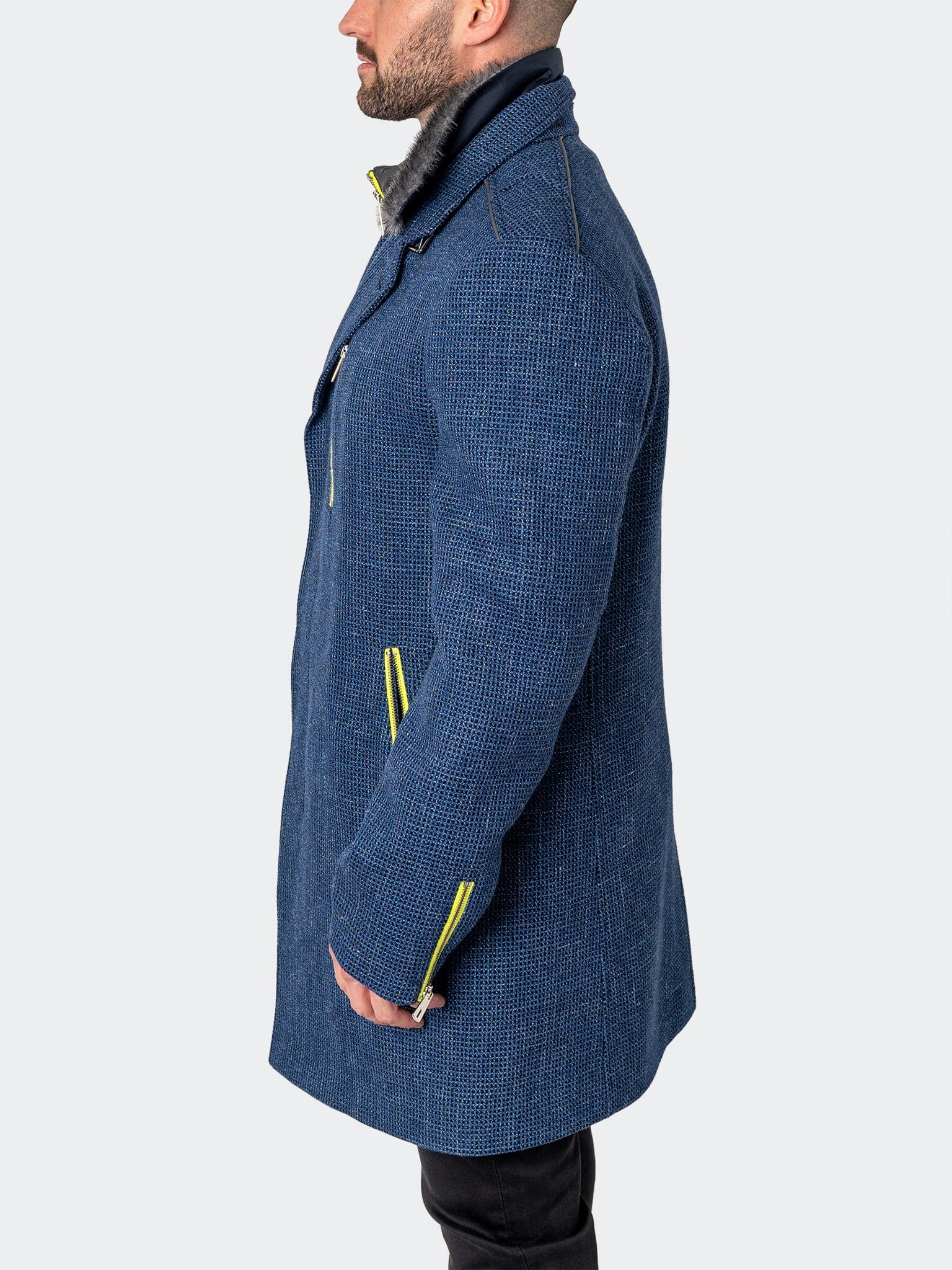 CaptainSquare Blue Peacoat