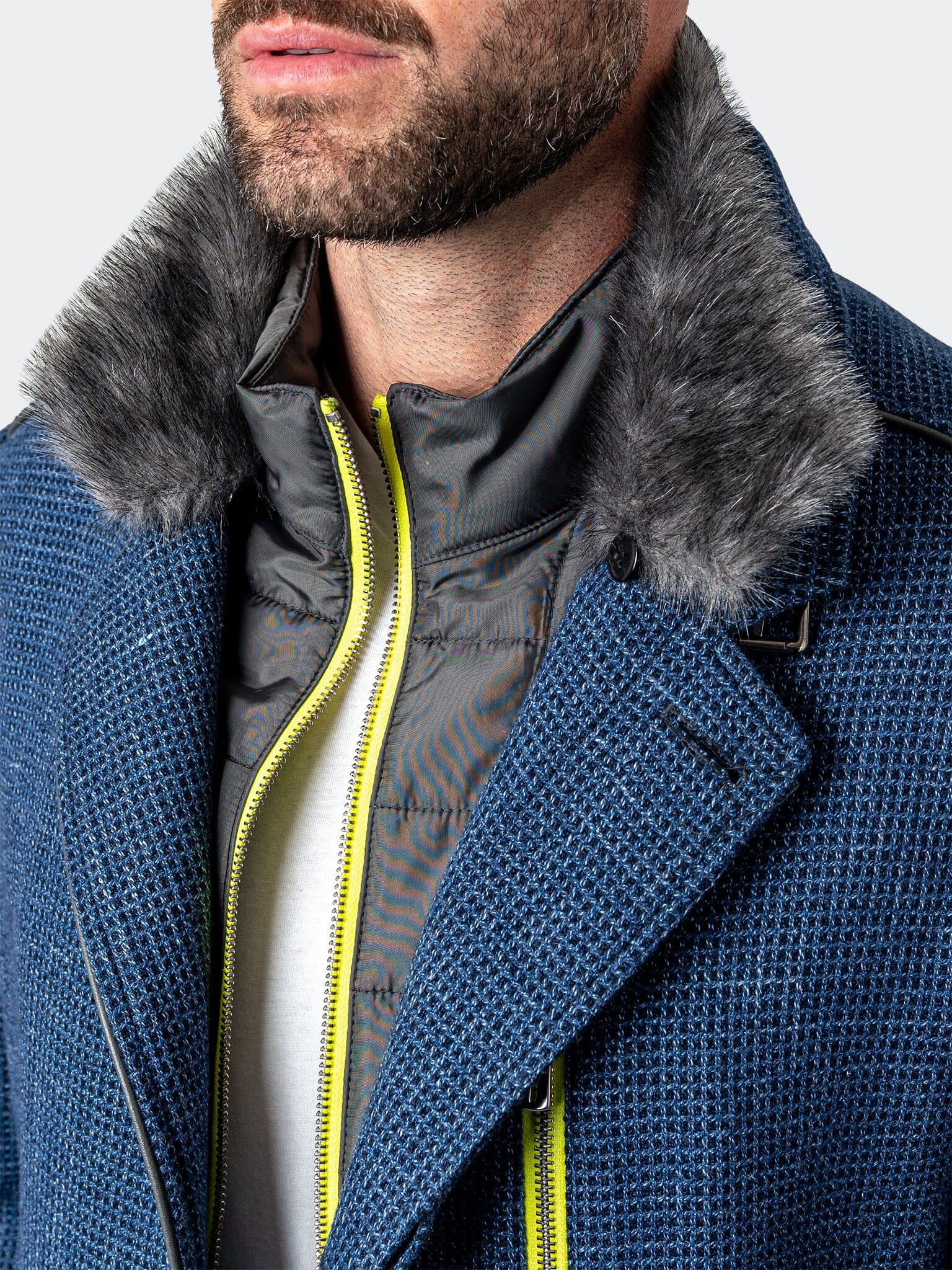 CaptainSquare Blue Peacoat