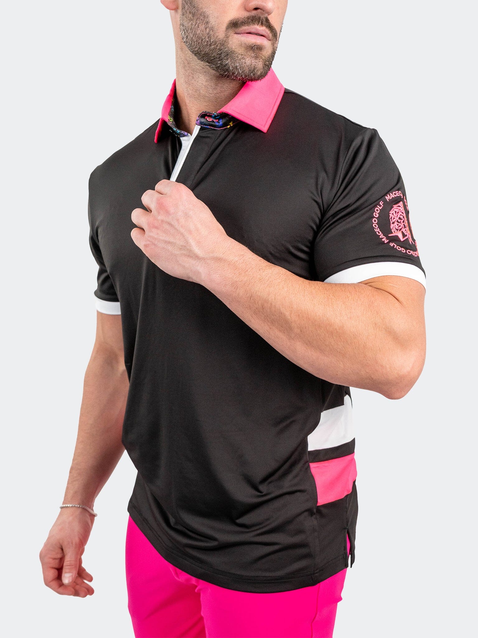 Polo ApolloNeonPink Black