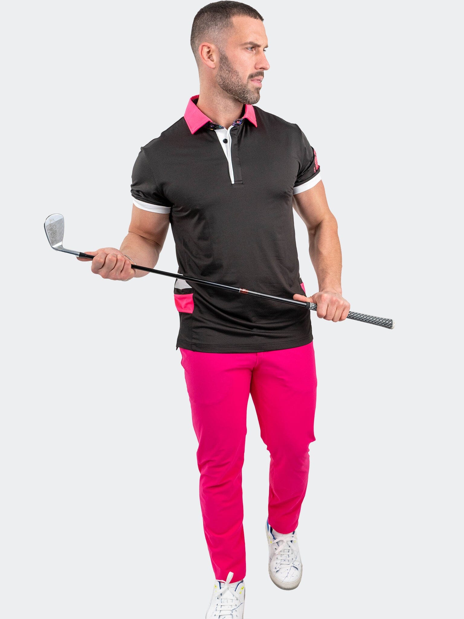 Polo ApolloNeonPink Black