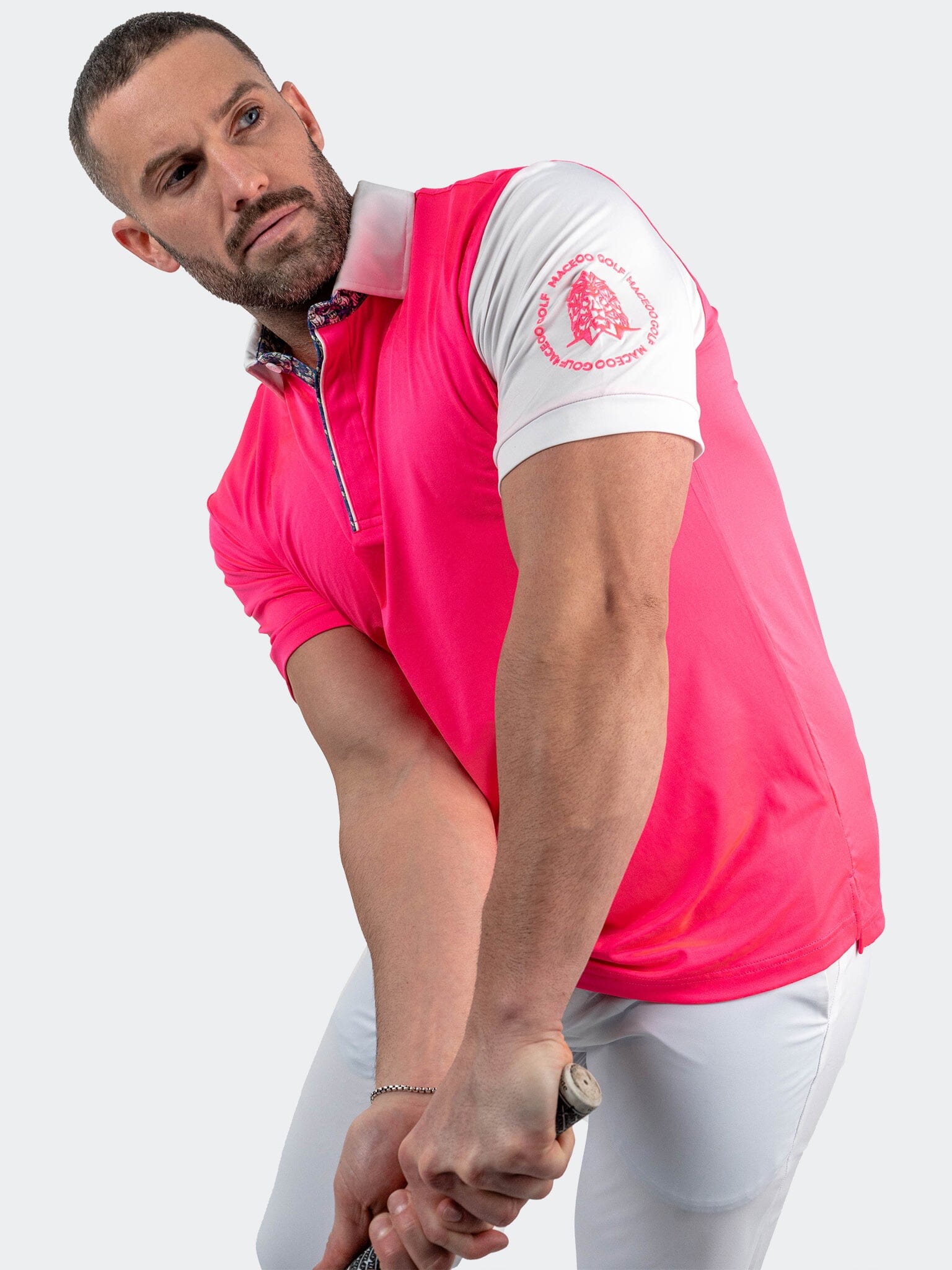 Polo ApolloSleeveNeon Pink