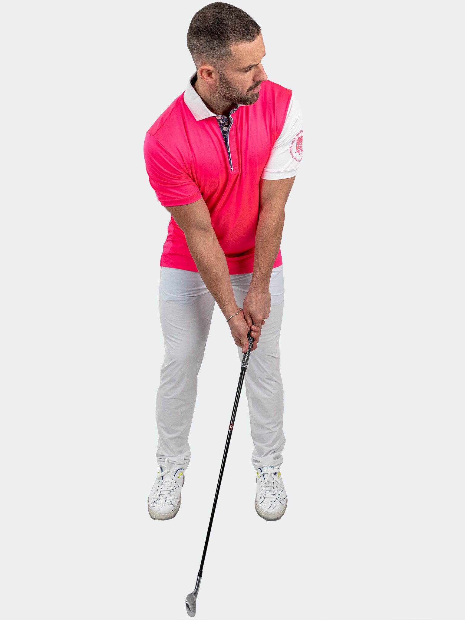Polo ApolloSleeveNeon Pink