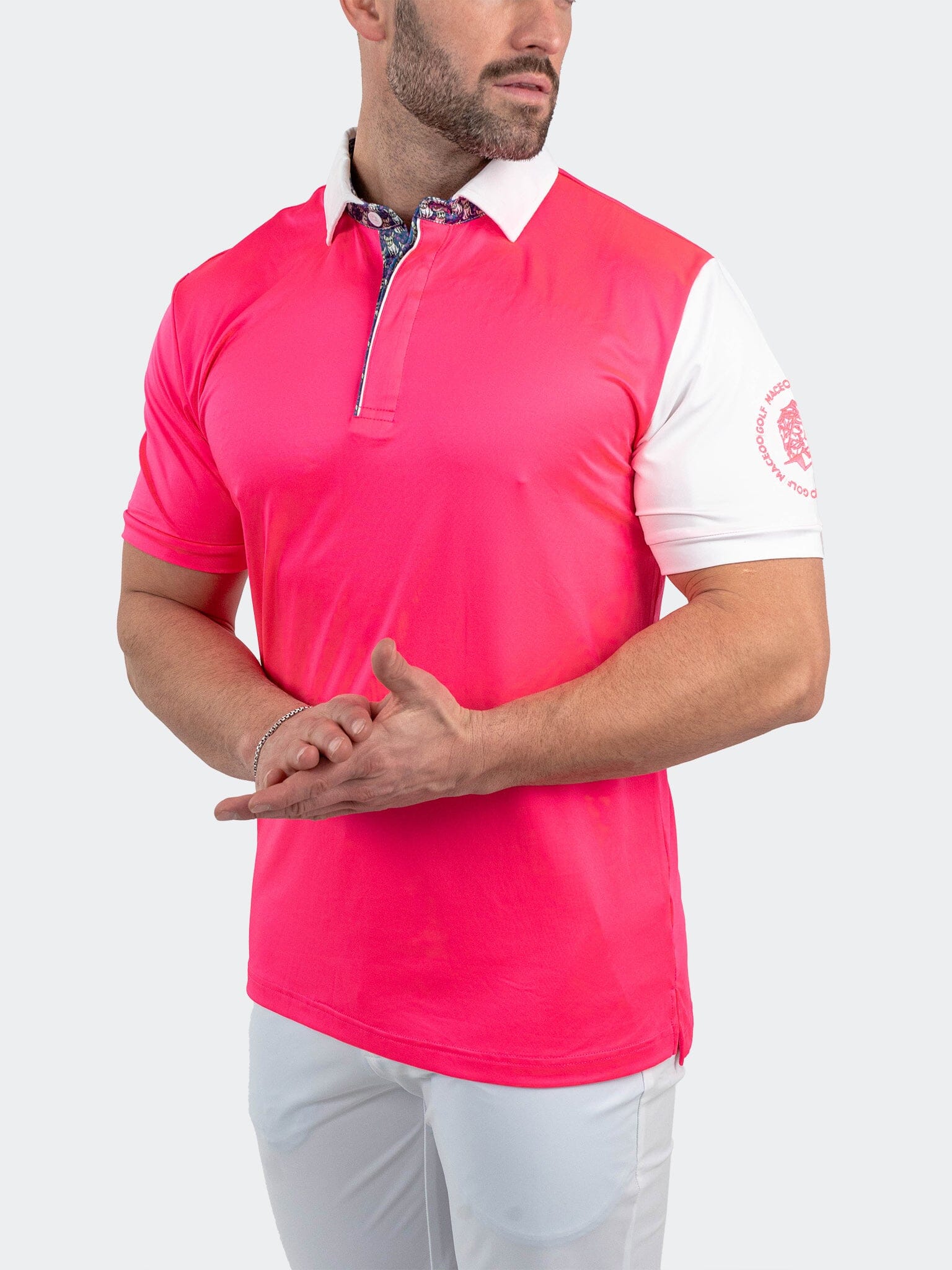 Polo ApolloSleeveNeon Pink