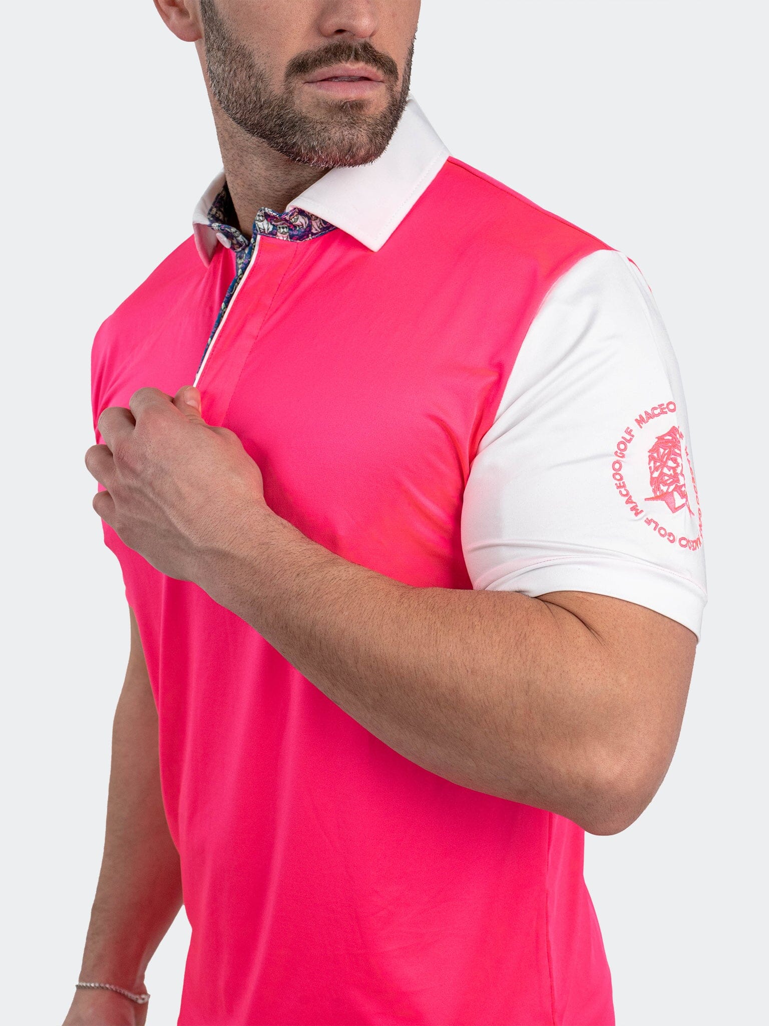 Polo ApolloSleeveNeon Pink