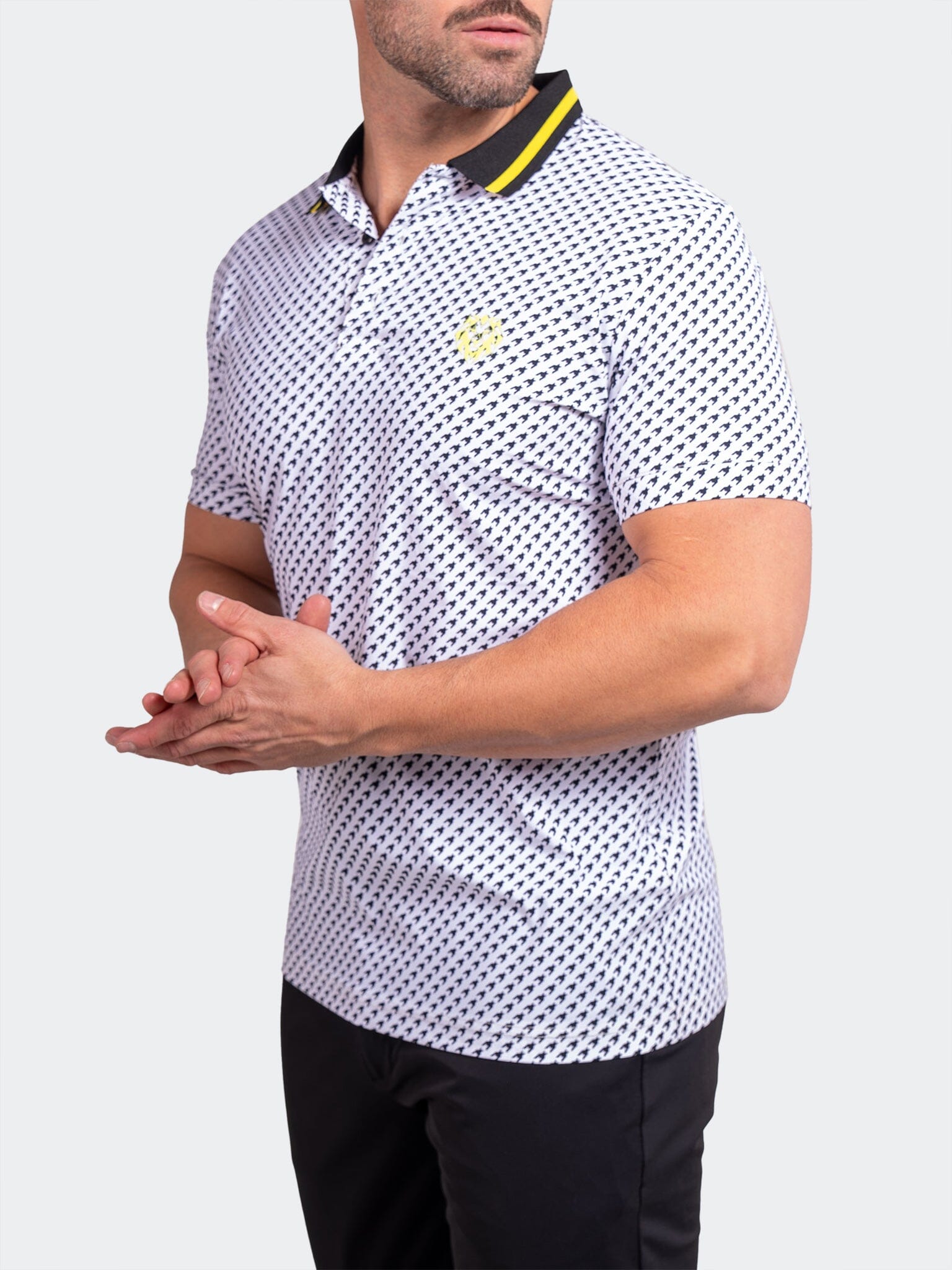 Ascension Diamond Print Polo