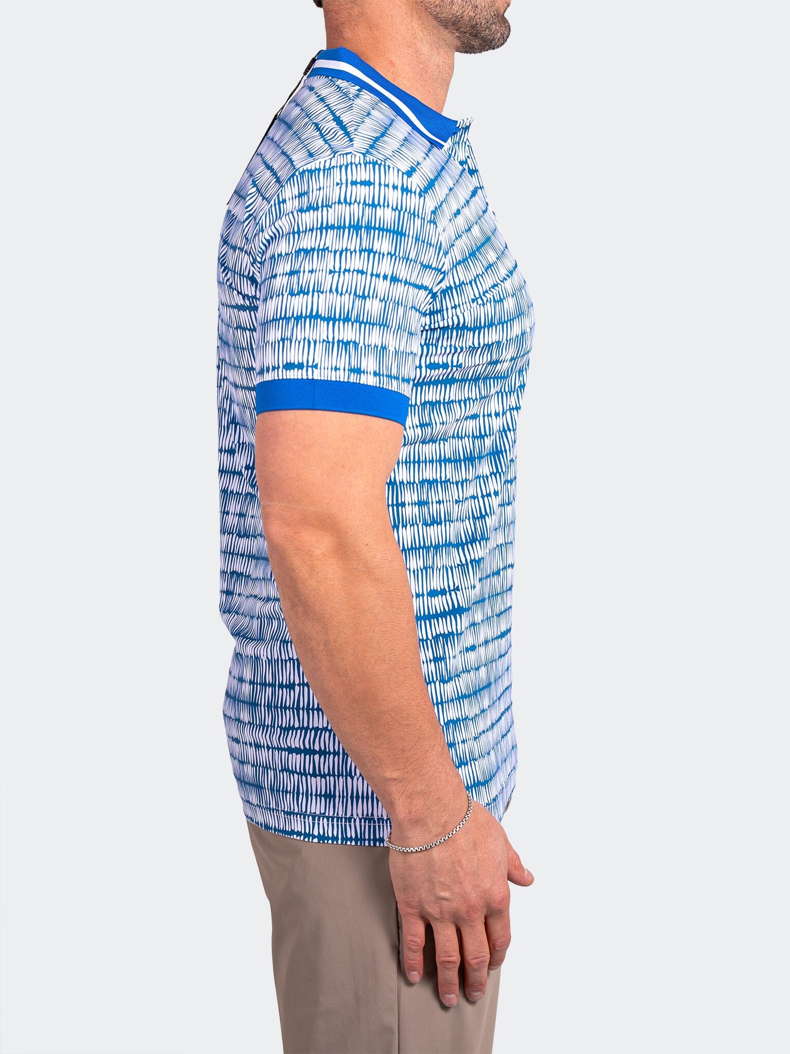 Ascension Blue Pattern Polo