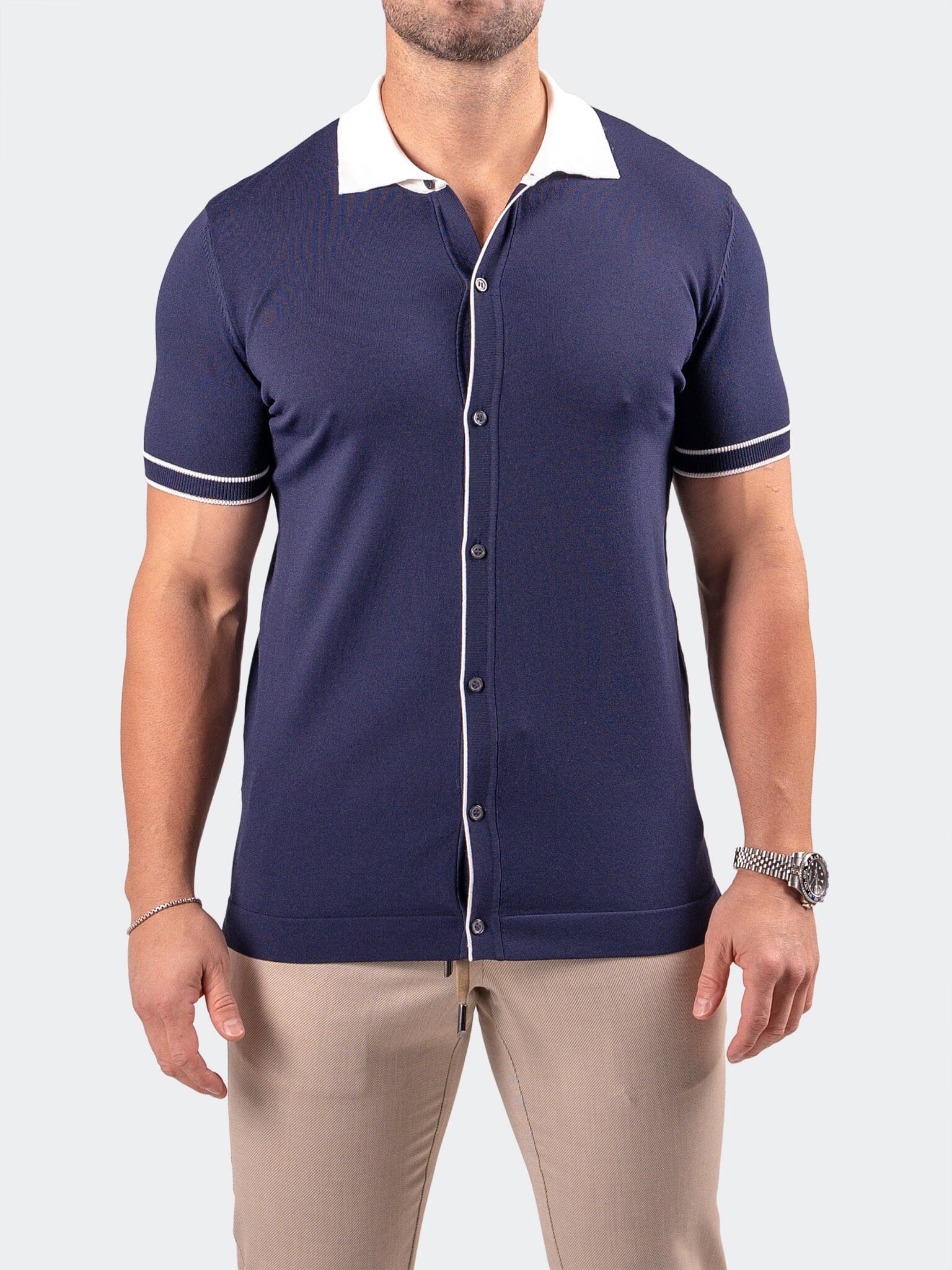 Polo ButtonNavy Blue