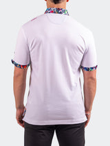 Polo CollarSolidCotton White View-4