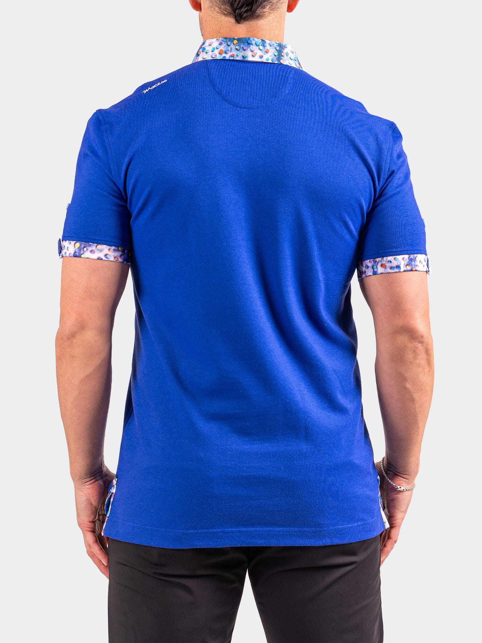 Polo CollarSolidLapis Blue
