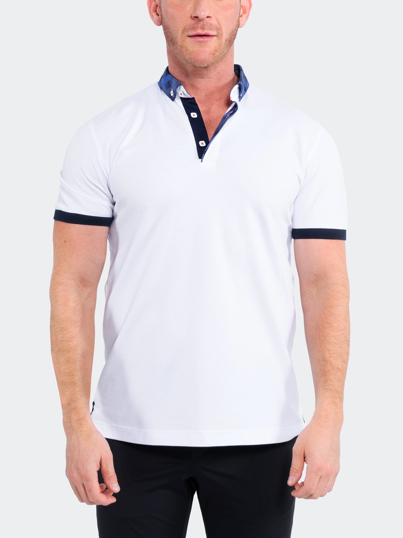 Perm Polo DC White