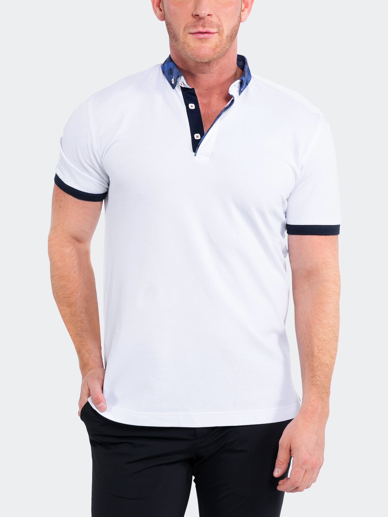 Perm Polo DC White