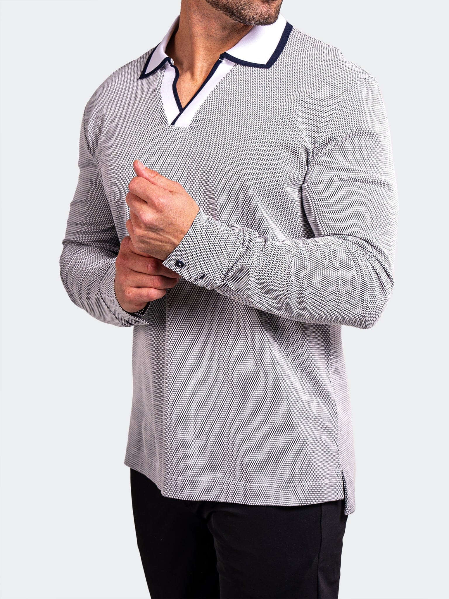 Polo Knit Ascension0001 White