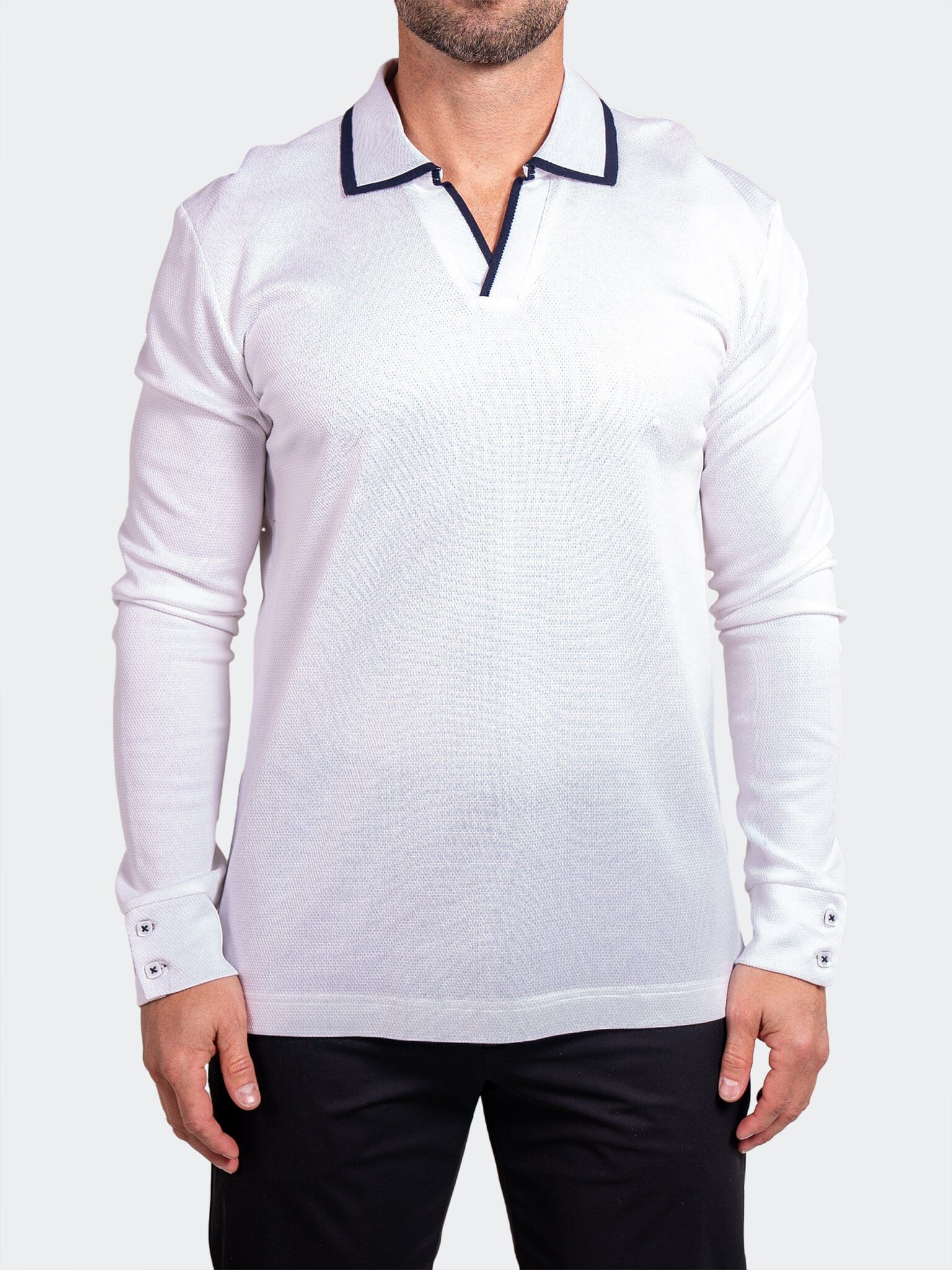 Polo Knit Ascension0002 White
