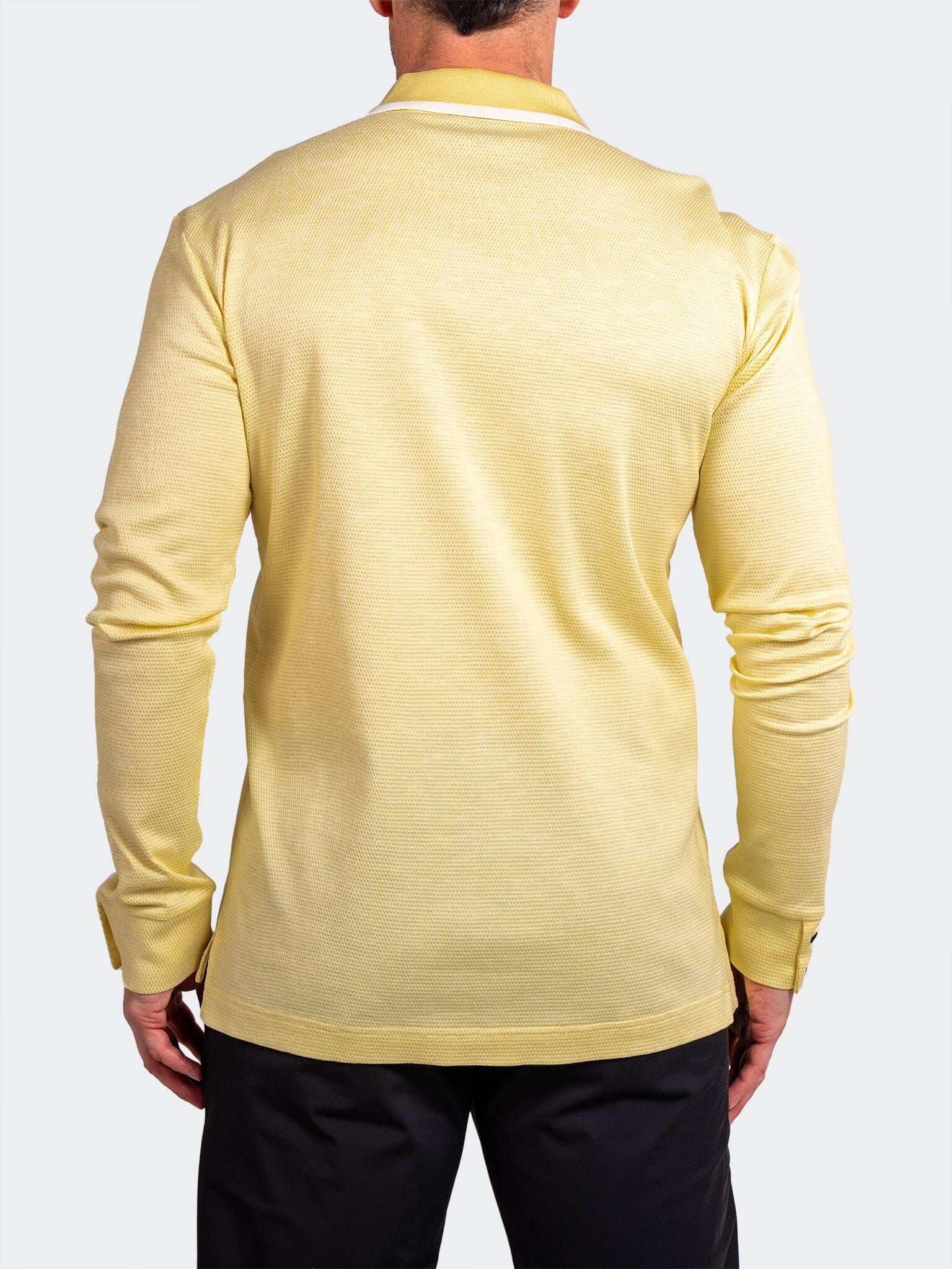 Knit Ascension Yellow Polo