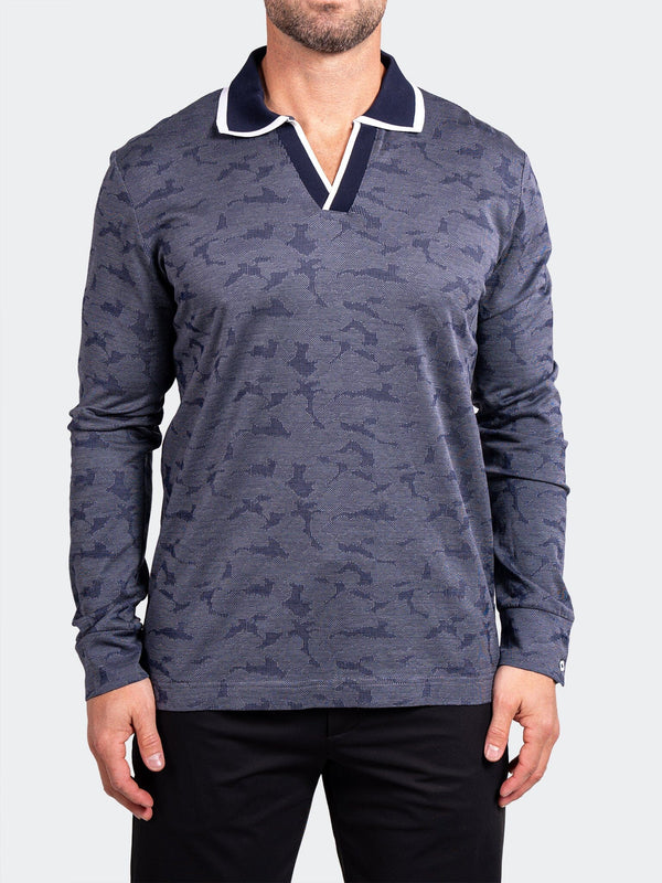 Polo Knit Ascension0004 Blue