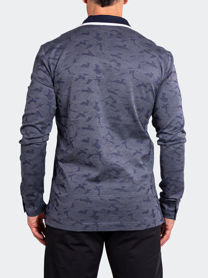 Polo Knit Ascension0004 Blue