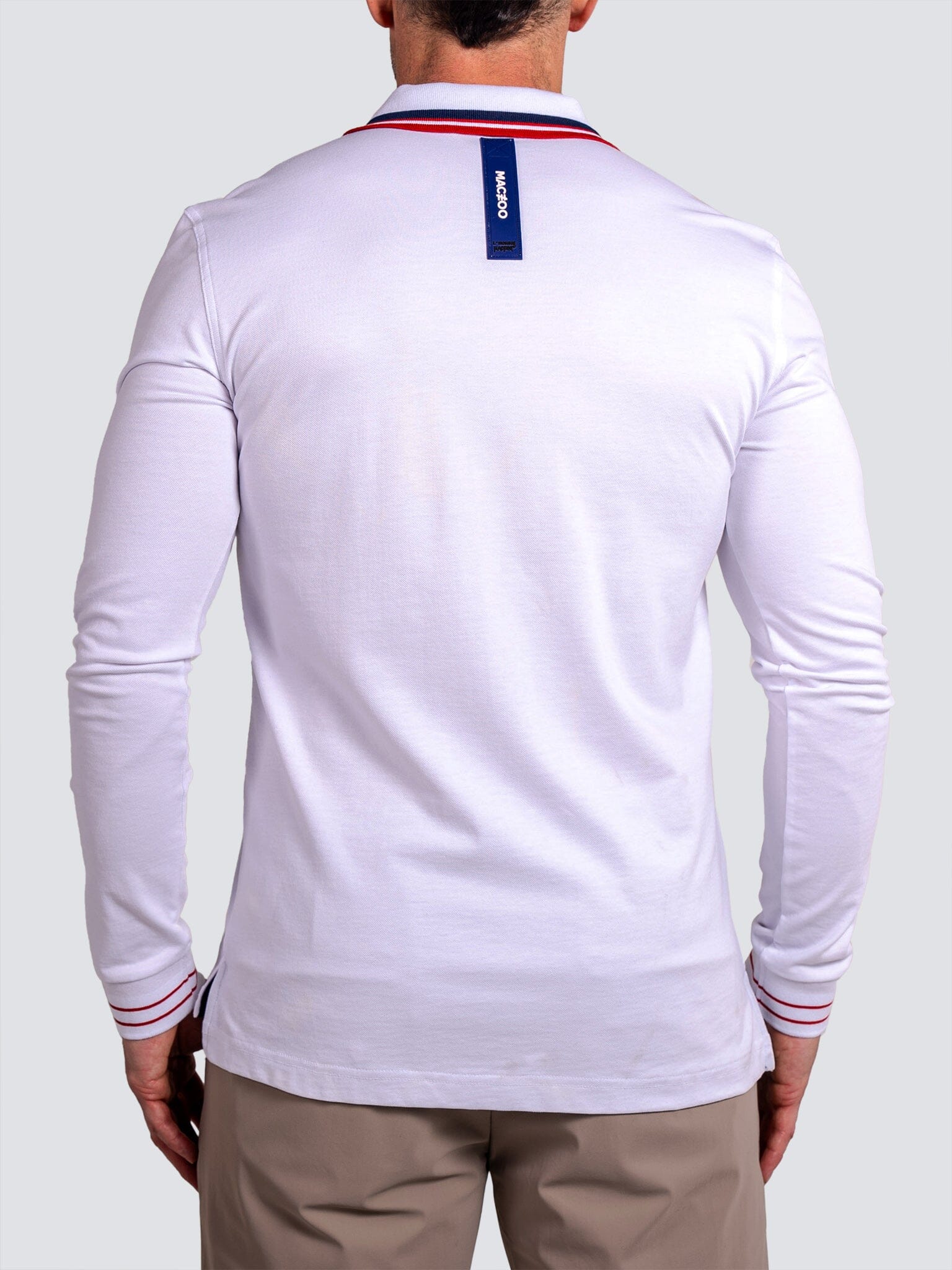 Ascension Tipped White Polo