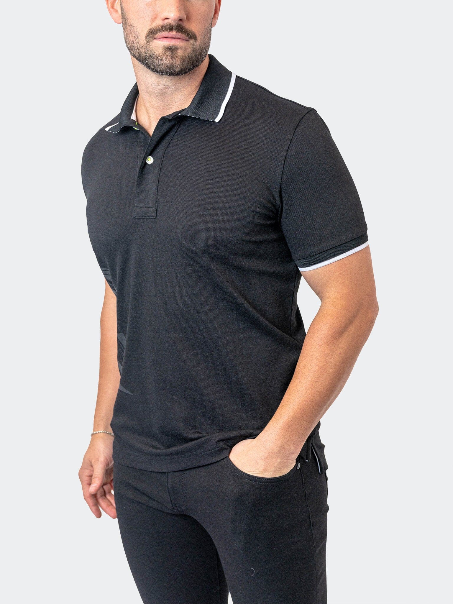 Polo TipTokyo Black – Maceoo