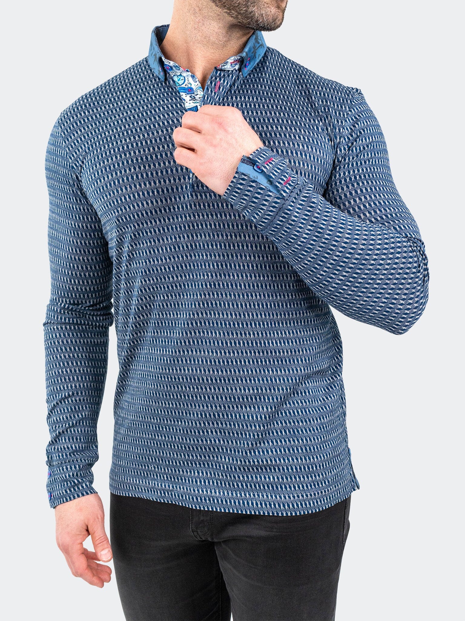 Newton Arrow Navy Polo
