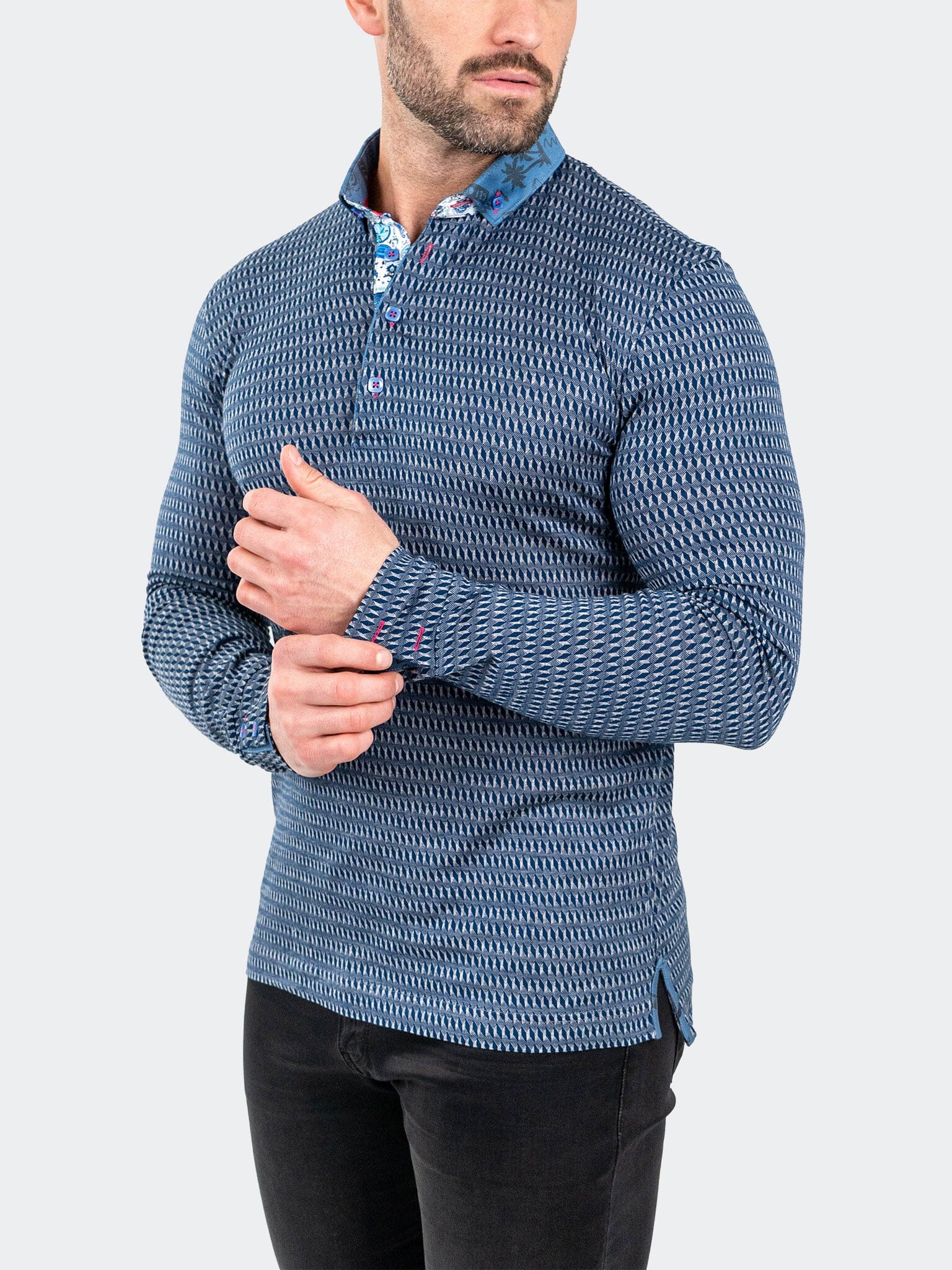 Newton Arrow Navy Polo