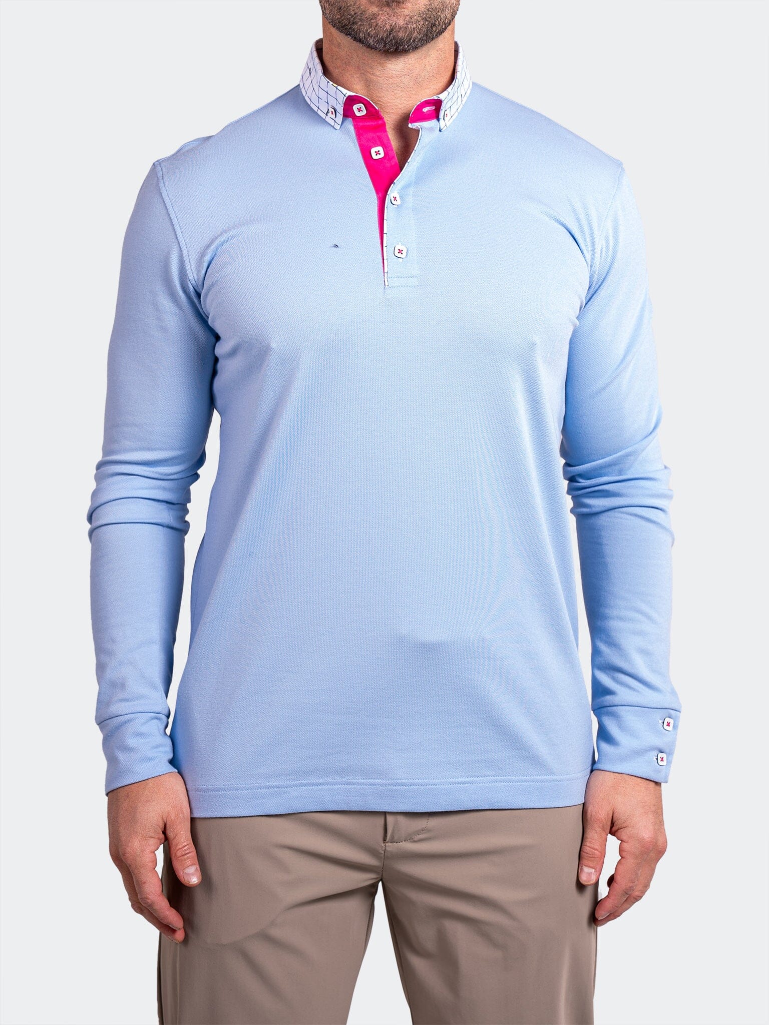 Newton Ascension Sky Blue Polo