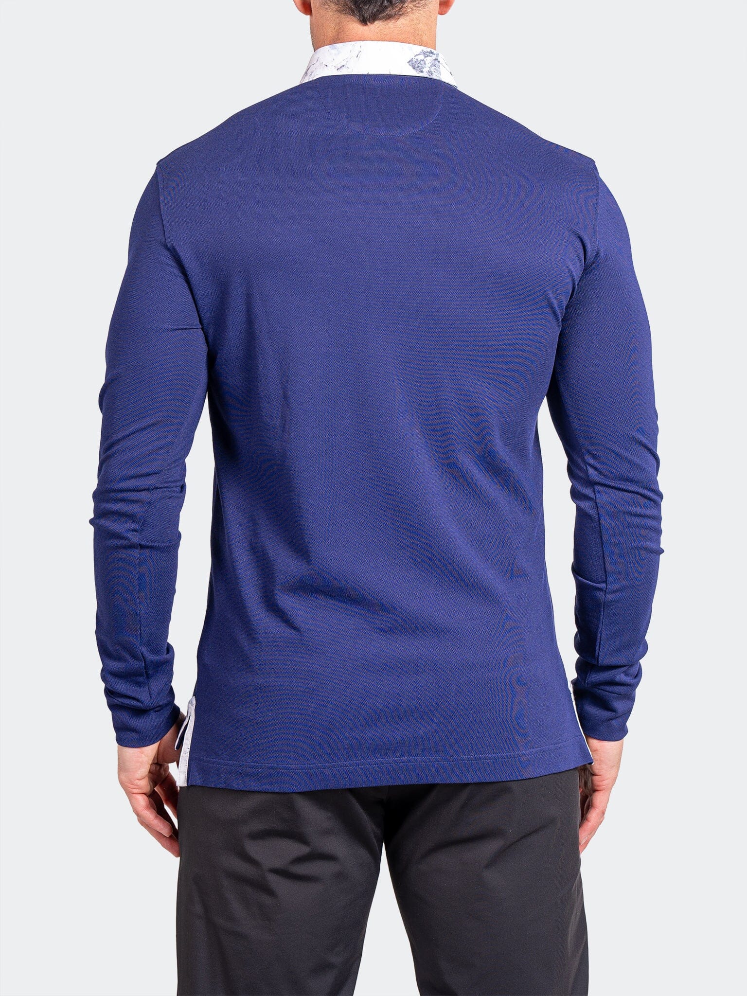 Newton Ascension Navy Long Sleeve Polo