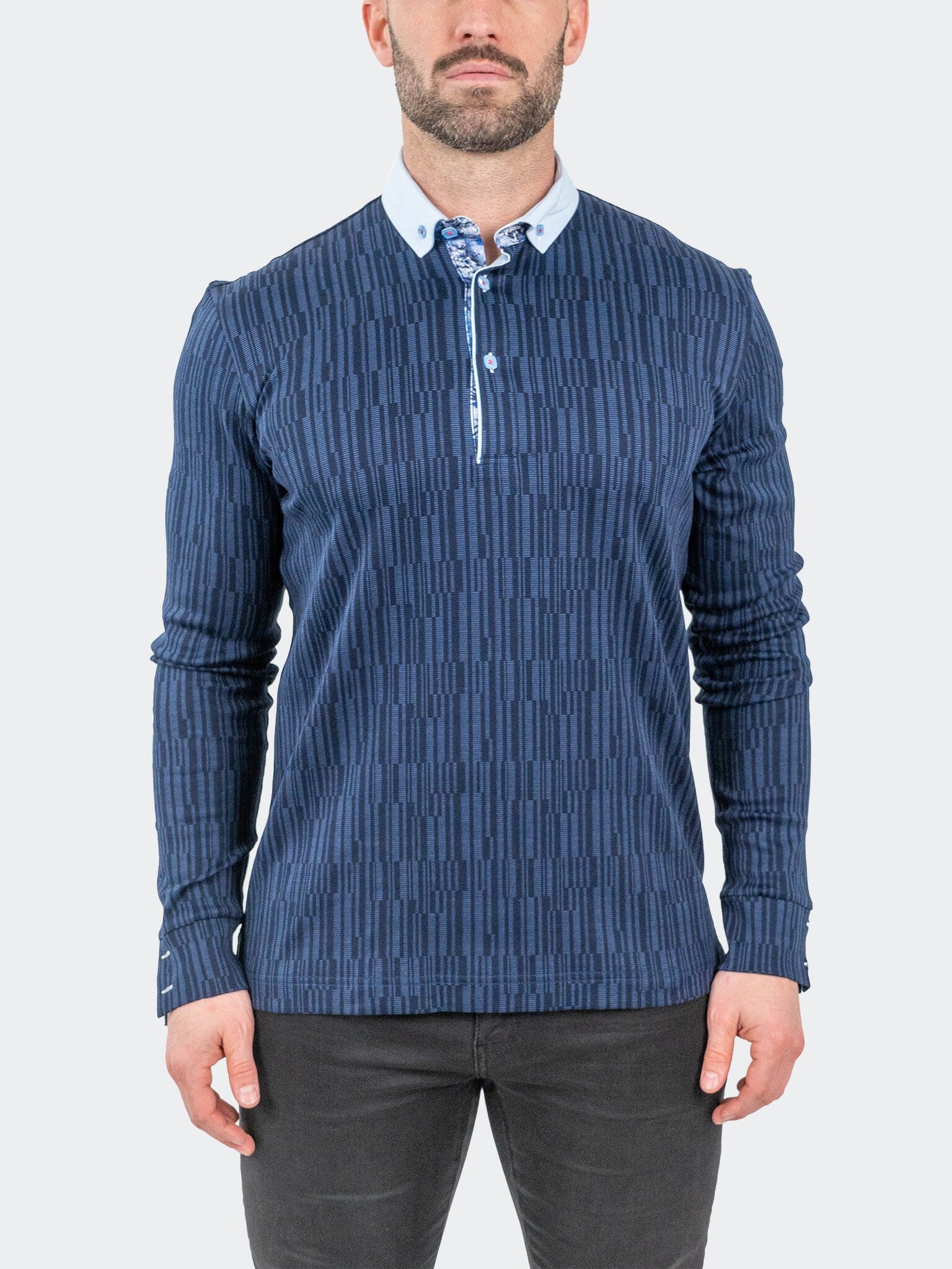 Newton Scribbles Navy Polo