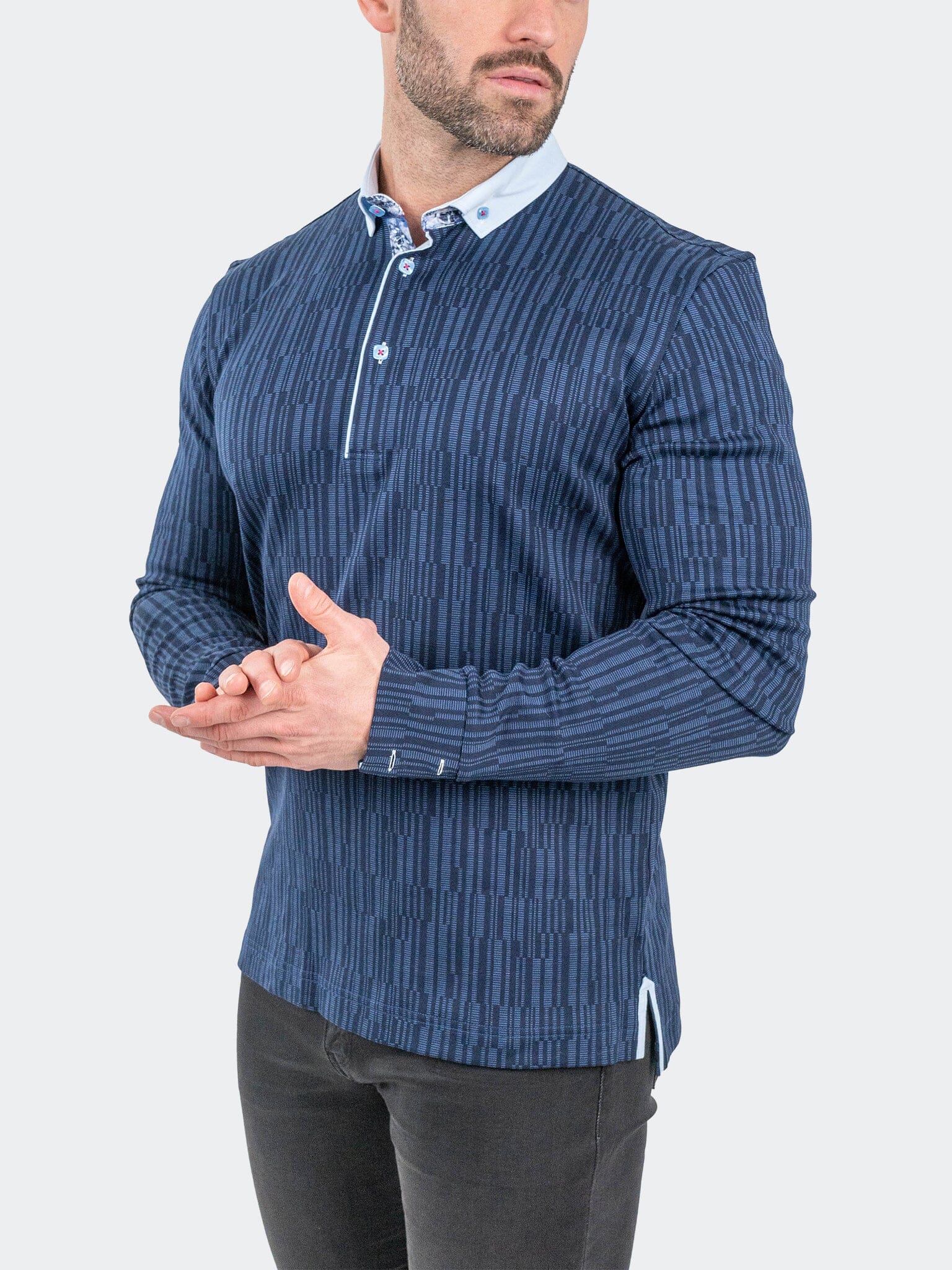 Newton Scribbles Navy Polo