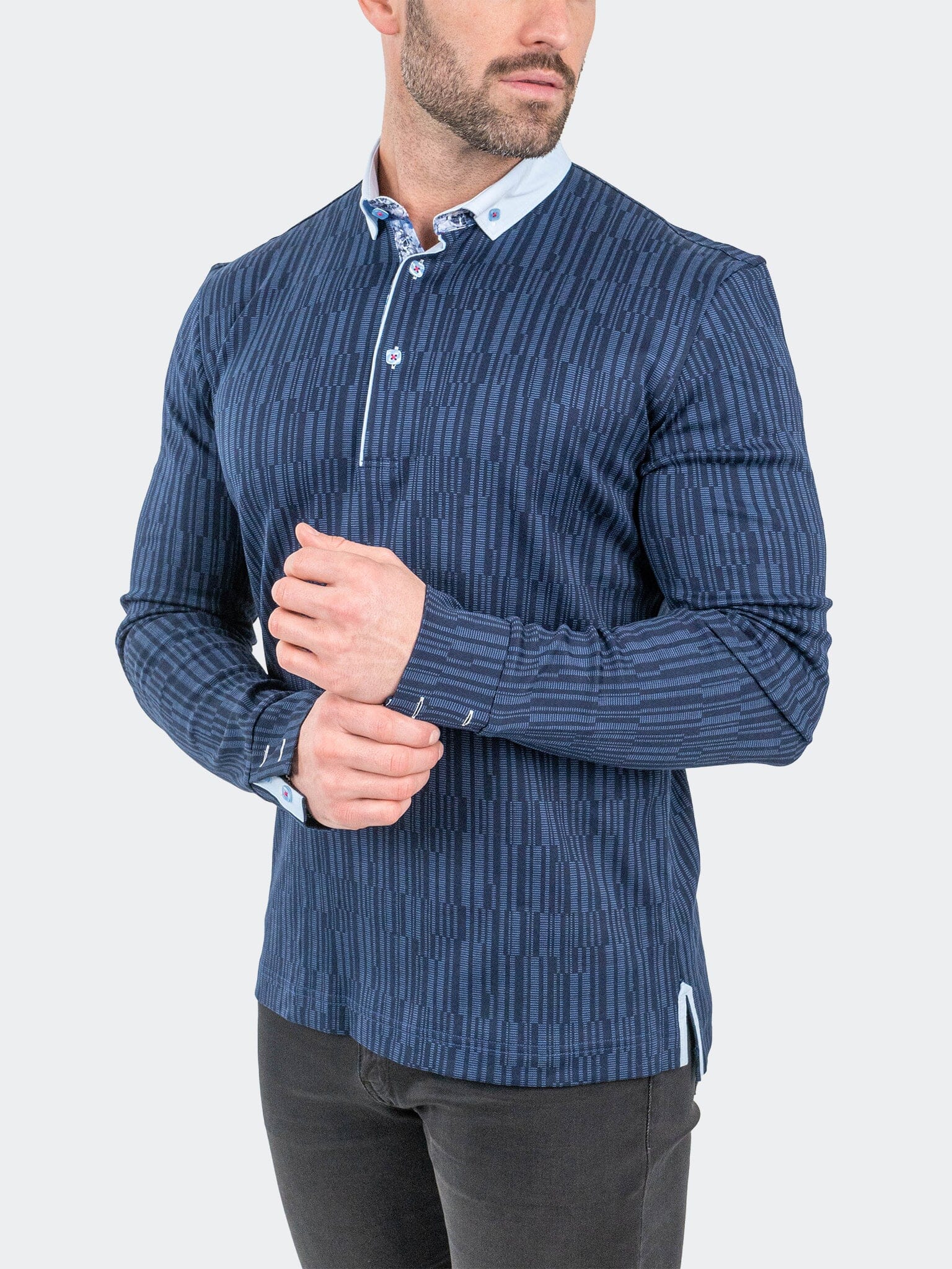 Newton Scribbles Navy Polo