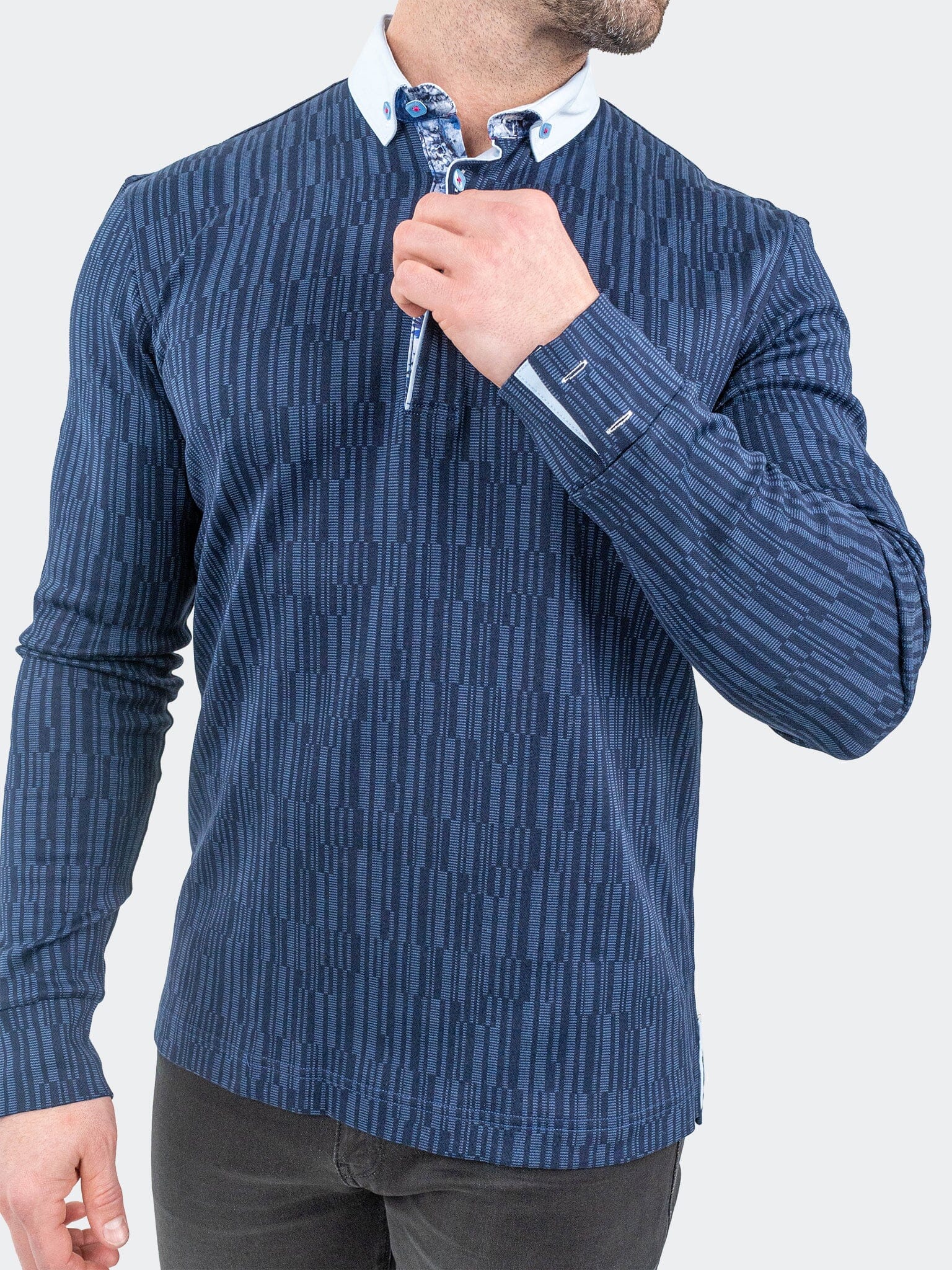 Newton Scribbles Navy Polo