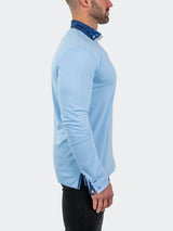 Polo NewtonSolidPouder Blue View-6