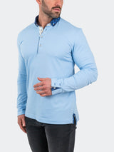 Polo NewtonSolidPouder Blue View-7