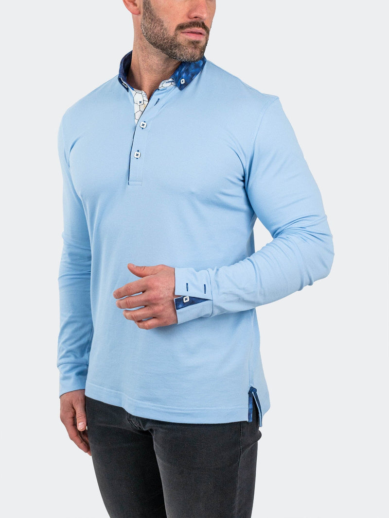 Polo NewtonSolidPouder Blue